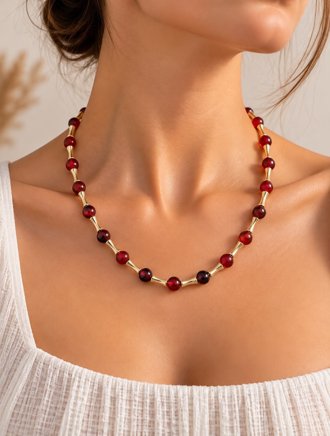 Ruby Gold Kolye