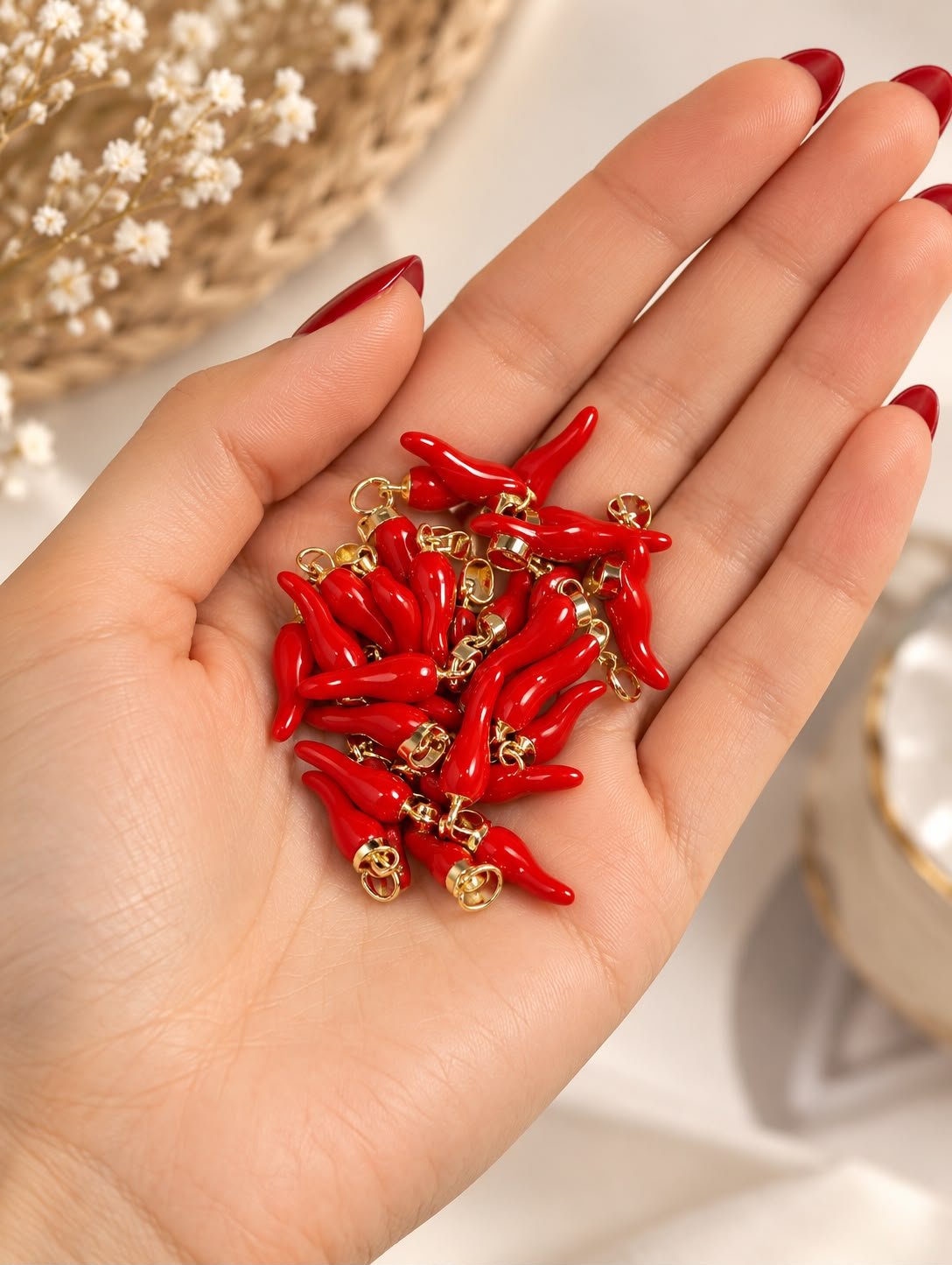 Kırmızı Biber Charm (Adet)